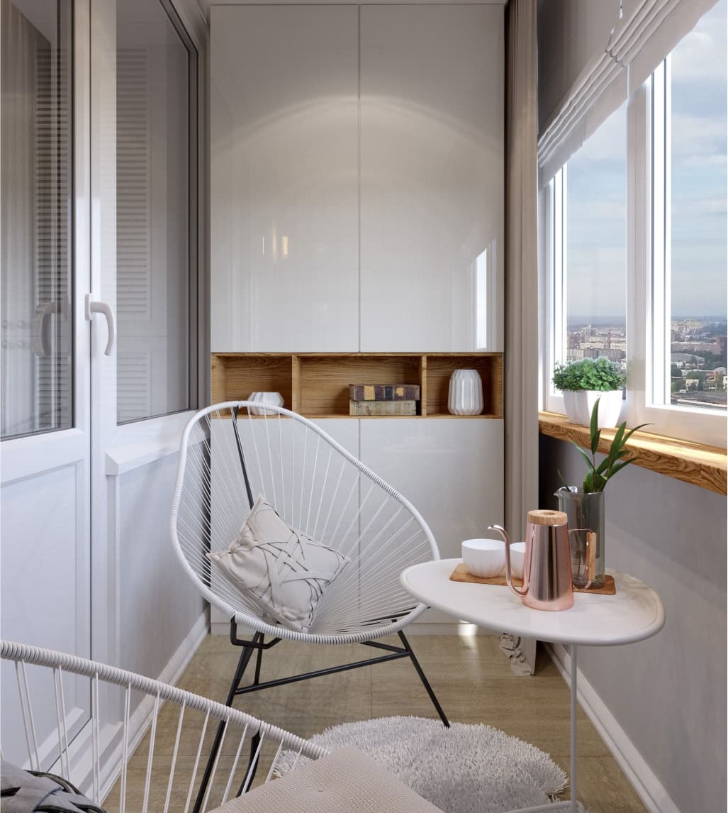 Шкафы на балкон - Умные Окна