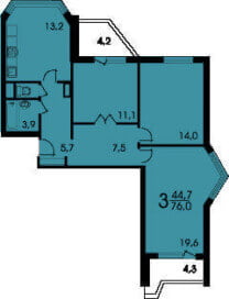 Планировка - 3 фото - Умные Окна